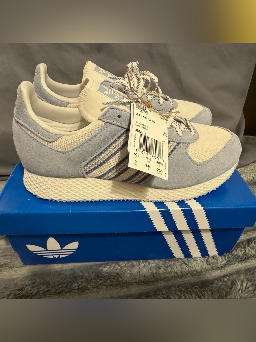 ADIDAS Originals Women’s Light Blue & Cream Atlanta Sneakers